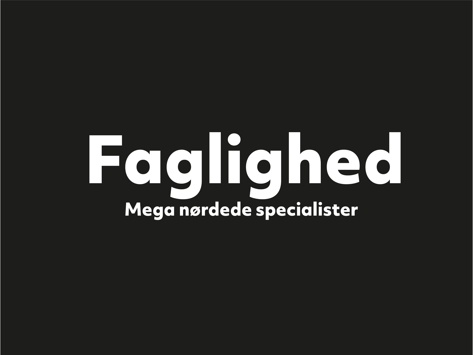 Faglighed