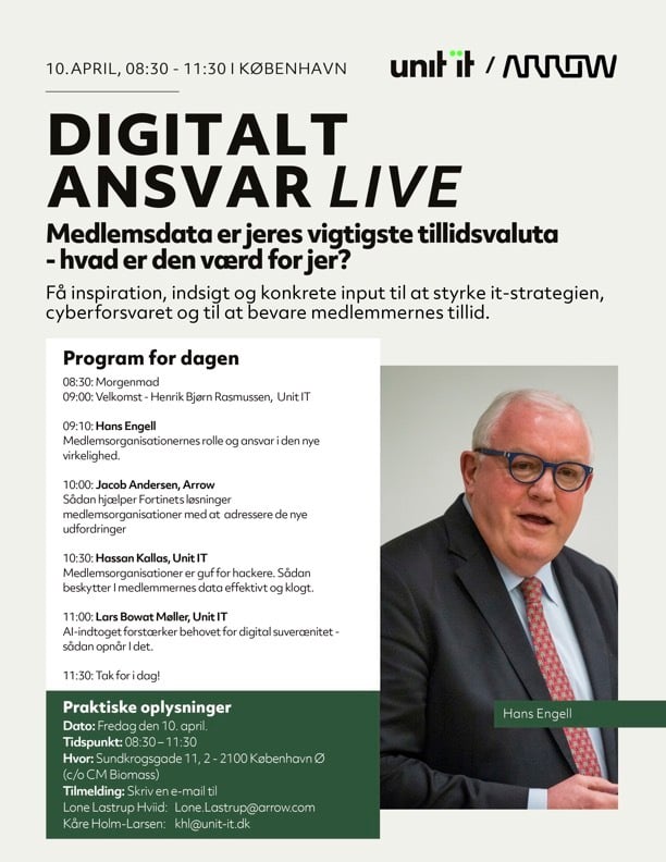 Invitation - Digitalt Ansvar Live - Medlemsorg