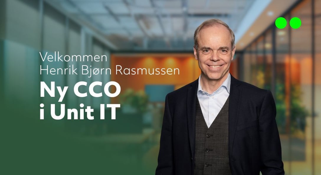 Henrik Bjørn Rasmussen tiltræder i Unit IT den 5. januar for at hjælpe med at accellerere væksten på det nordiske marked